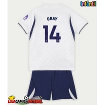 Camisa de Futebol Tottenham Hotspur Archie Gray #14 Equipamento Principal Infantil 2026-27 Manga Curta (+ Calças curtas)